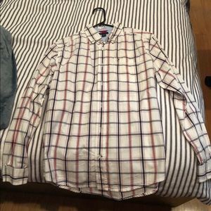 Boys Tommy Hilfiger button down long sleeve shirt